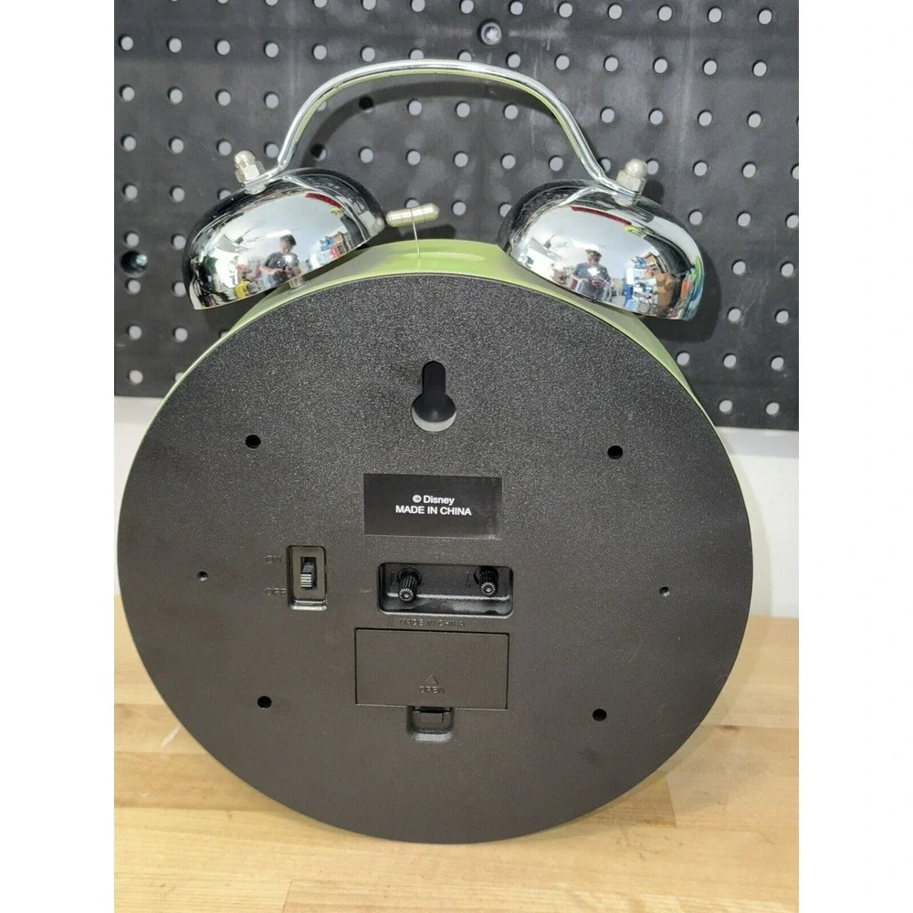 Disney Tinkerbell Large Battery Operated‎ Alarm Clock for Table or Wall Working